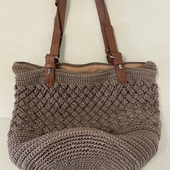 TheSak brown crochet shoulder bag in good condition - Picture 4 of 7